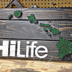 HILife Hawaii inspired string art.